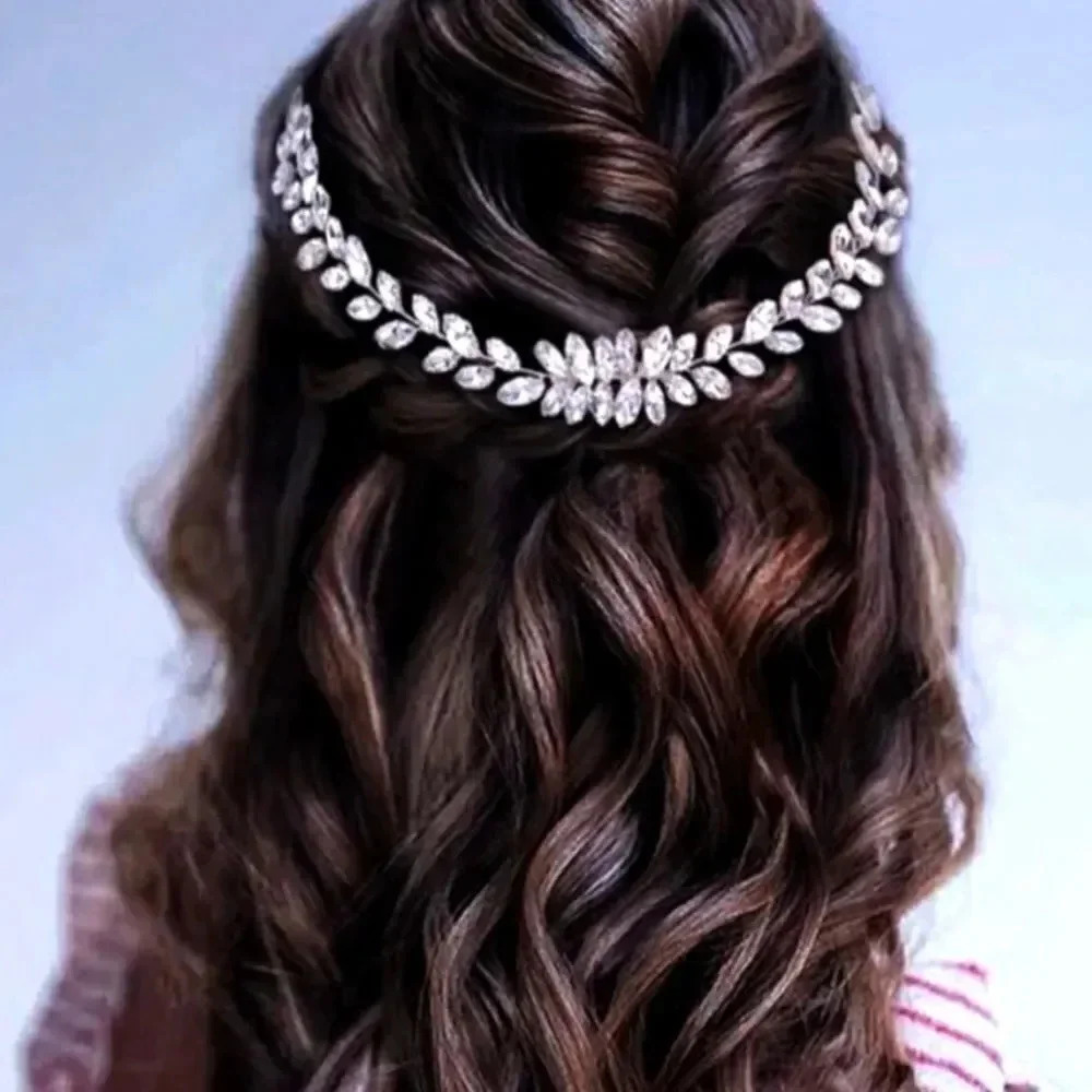 Luxury Bridal Crystal Hair Piece Comb - Picture 8 of 9